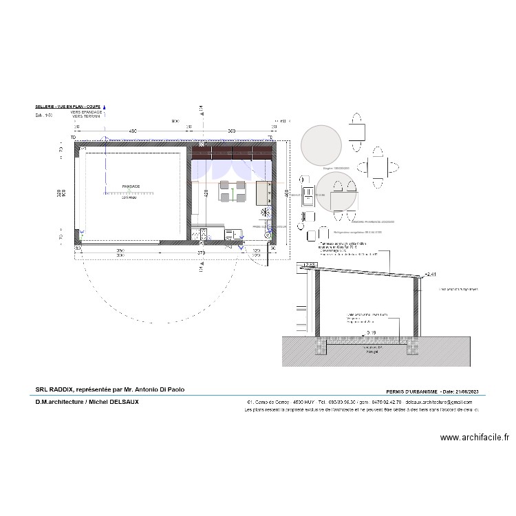 SELLERIE PANSAGE 5. Plan de 0 pièce et 0 m2