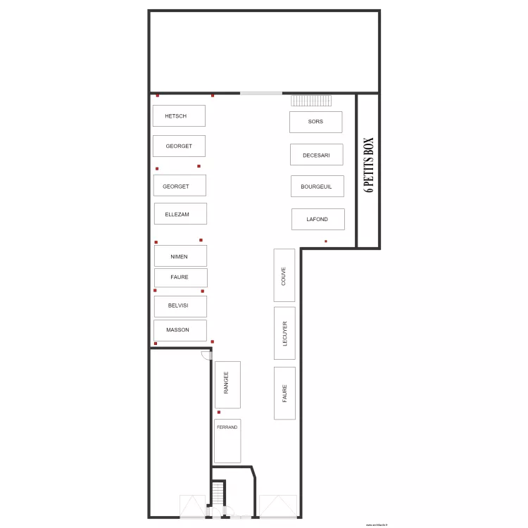 PARKING BAS. Plan de 