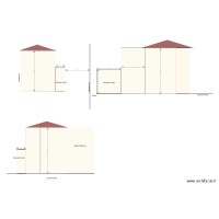 Plan de coupe Projet Extension vegétalisé