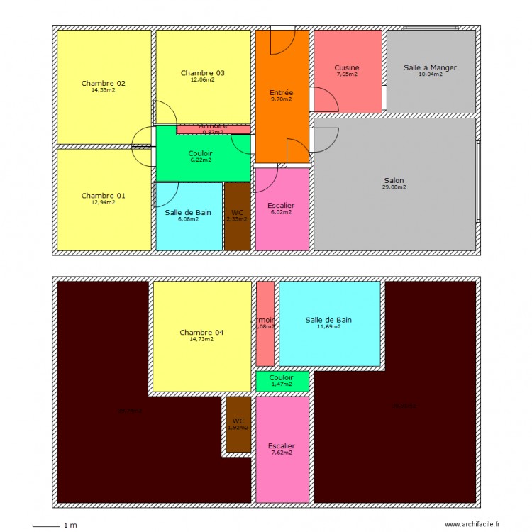 Maison 2 Etage. Plan de 0 pièce et 0 m2