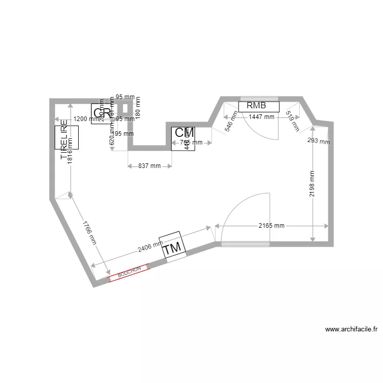 PLAN DE MASSE PROJET ALES REPUBLIQUE BOUCHON. Plan de 