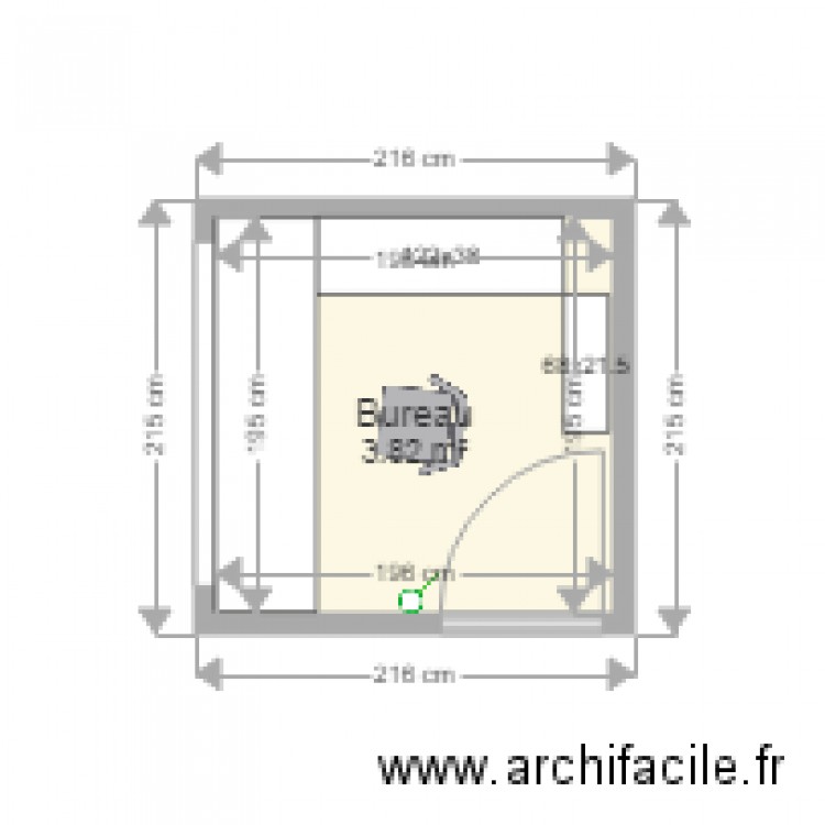 BUREAU. Plan de 0 pièce et 0 m2