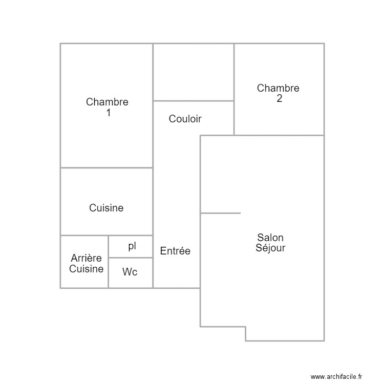 QUIMPER CLOAREC. Plan de 0 pièce et 0 m2