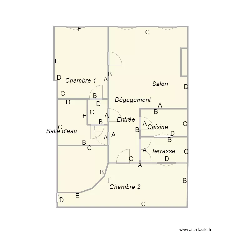 Croquis RUMEBE. Plan de 