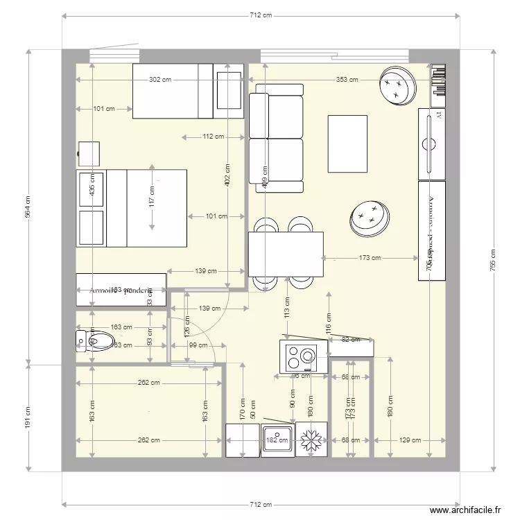 appart 5. Plan de appart 5. Plan de