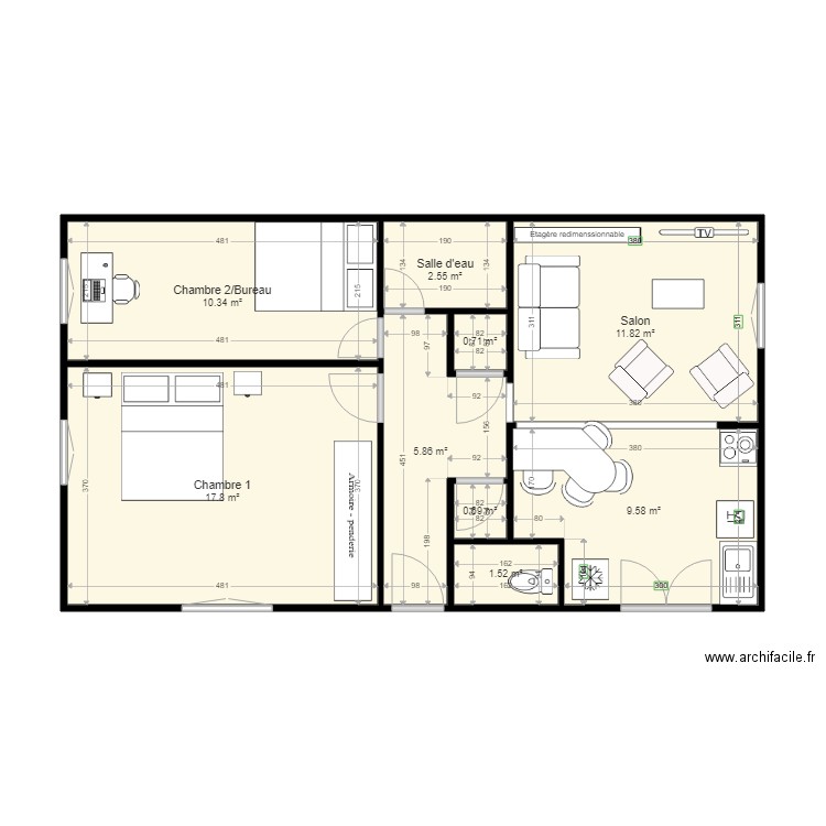 Ste Madeleine VARIANTE3. Plan de 0 pièce et 0 m2