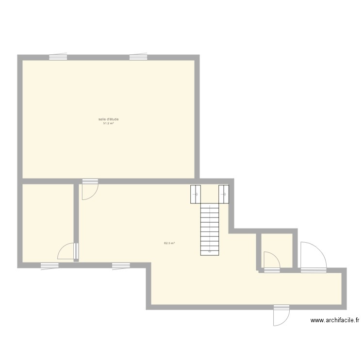 sous sol central et sud 2. Plan de 0 pièce et 0 m2