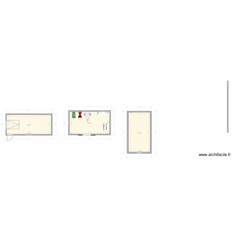 garage. Plan de garage. Plan de