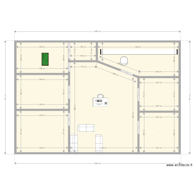 RP CITY. Plan de 0 pièce et 0 m2