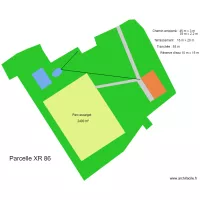 Plan parcelle XR 86