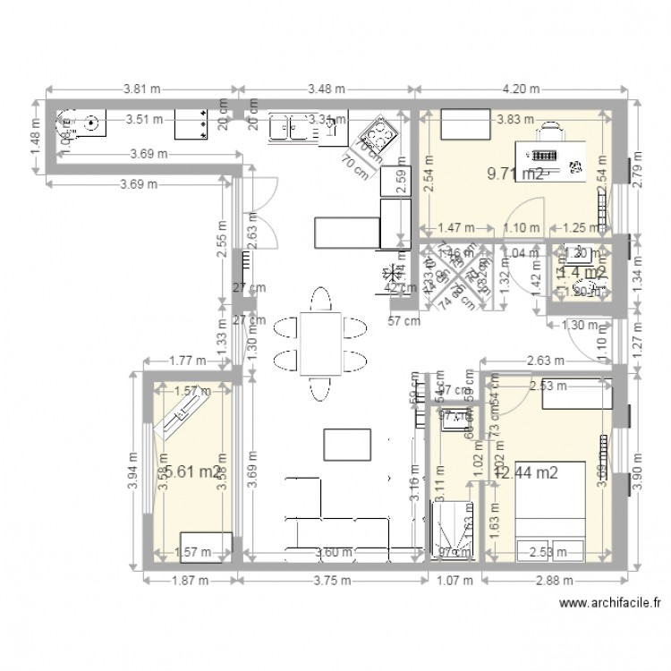 rdc. Plan de 0 pièce et 0 m2
