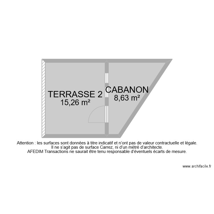 BI 10804 CAVE . Plan de 21 pièces et 115 m2