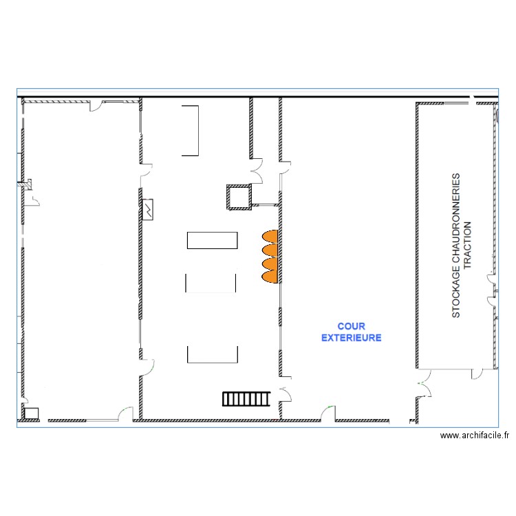 atelier. Plan de 0 pièce et 0 m2