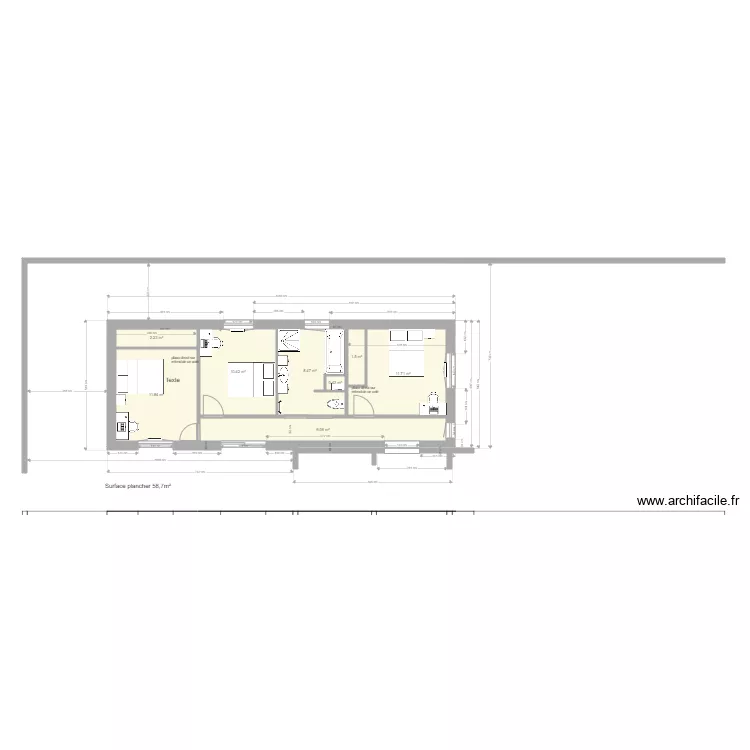 PROJET TOIT PLAT RACOURCI 2809. Plan de PROJET TOIT PLAT RACOURCI 2809. Plan de