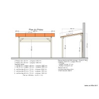 Plan du préau