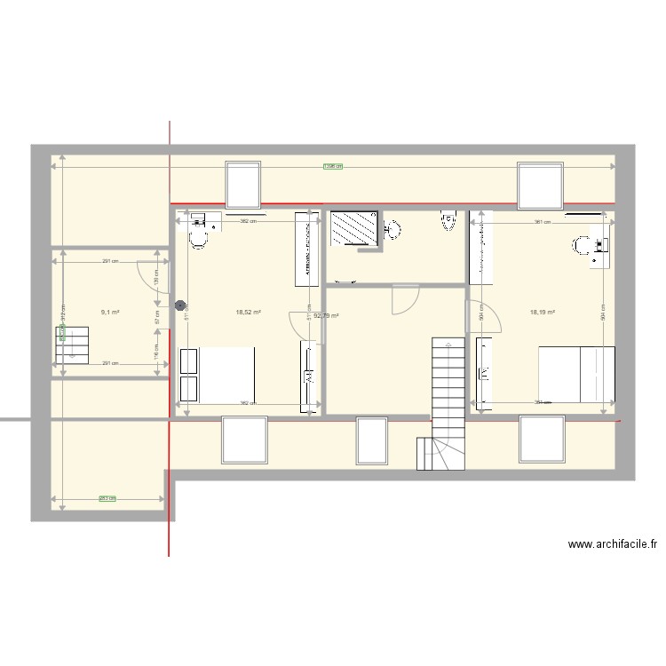 COMBLE V2. Plan de 0 pièce et 0 m2