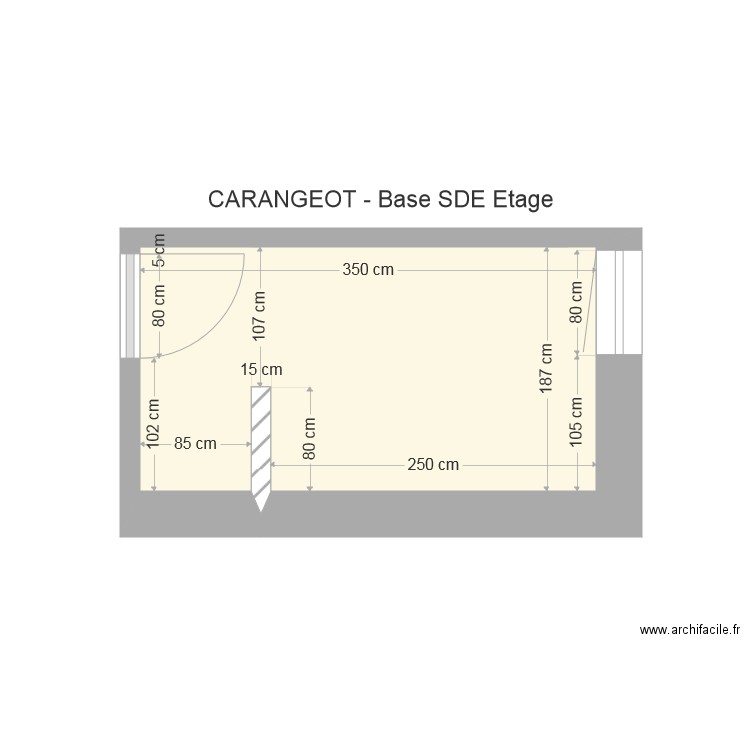 Base SDE Etage. Plan de 0 pièce et 0 m2