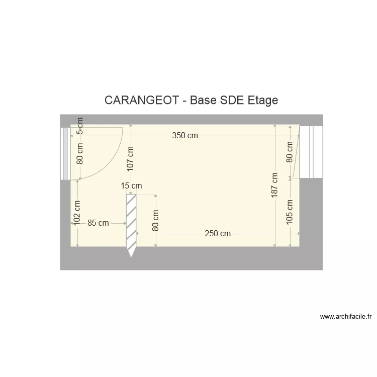 Base SDE Etage. Plan de 