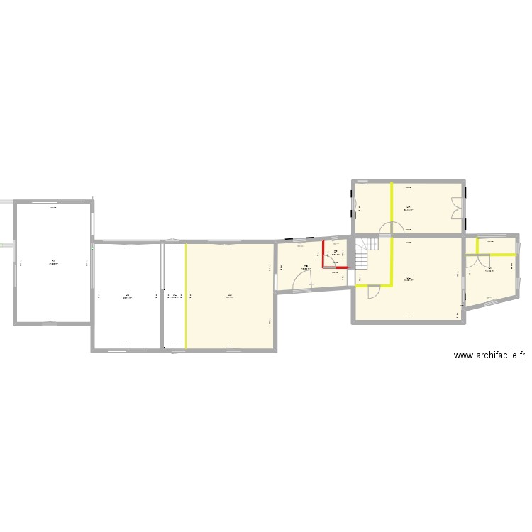 Version 2022 Master pour Calcul des surfaces. Plan de 30 pièces et 712 m2