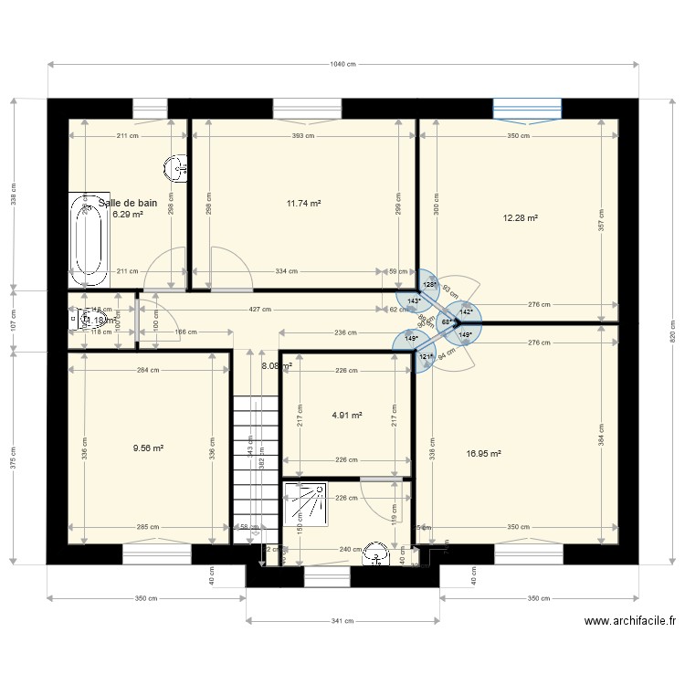Kodjo Chatillon 120 etage 5. Plan de 0 pièce et 0 m2