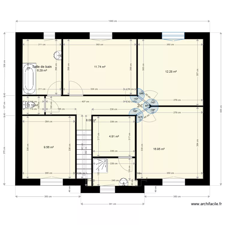 Kodjo Chatillon 120 etage 5. Plan de 