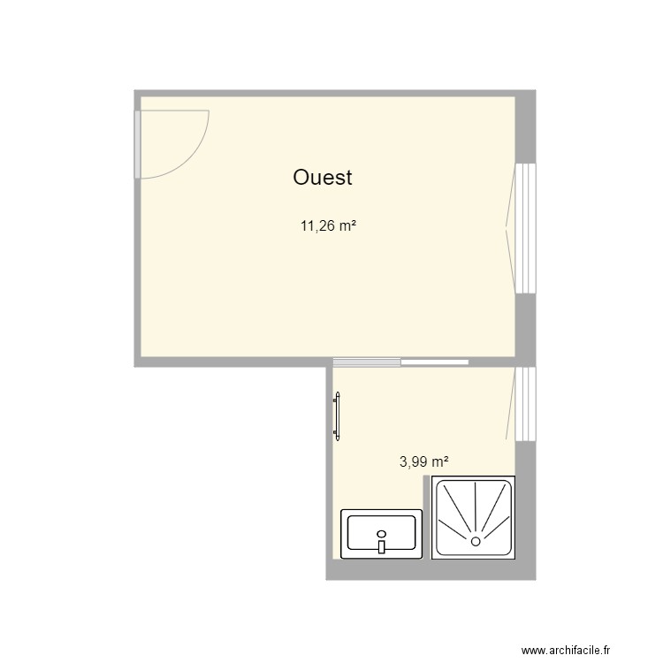 chb hugo. Plan de 0 pièce et 0 m2