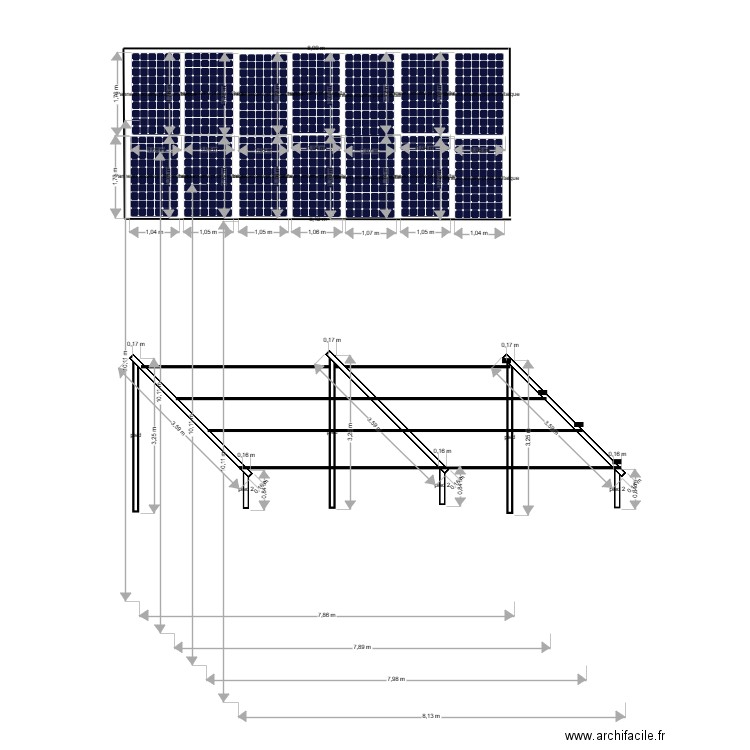 photovoltaique tillet. Plan de 0 pièce et 0 m2
