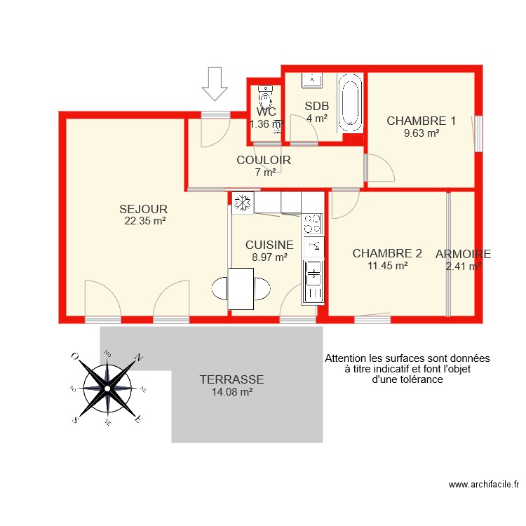 BI 6043 Ouafae. Plan de 0 pièce et 0 m2