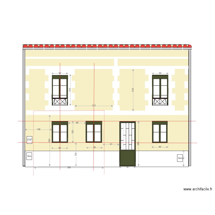 façade est projet4 sans texte1. Plan de 0 pièce et 0 m2