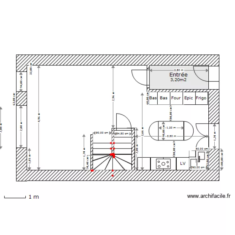 Rez de Chauss&eacute;e2. Plan de 