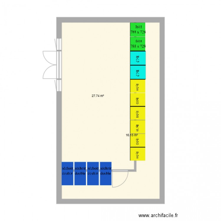 laverie gueriniere. Plan de 0 pièce et 0 m2