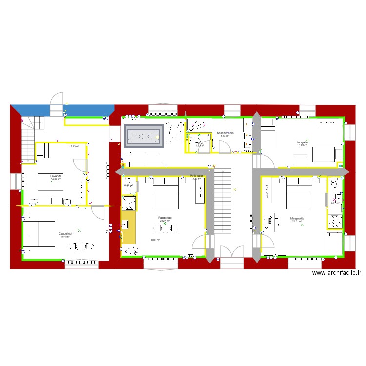LTN Maison Projet archi. Plan de 0 pièce et 0 m2