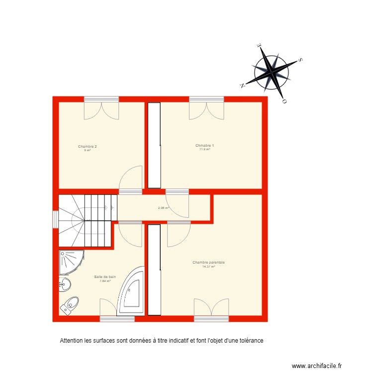 BI 2512 étage non côté. Plan de 0 pièce et 0 m2