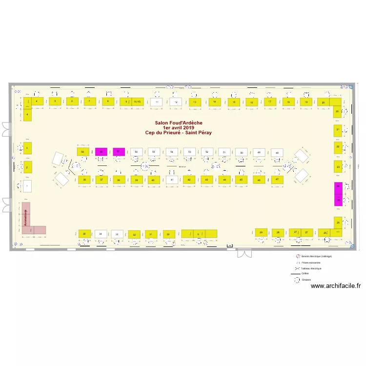 Cep du Prieur&eacute;. Plan de 