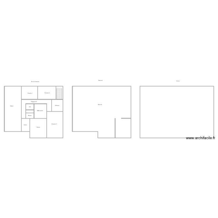 CHARLEVILLE ANTOINE. Plan de 0 pièce et 0 m2