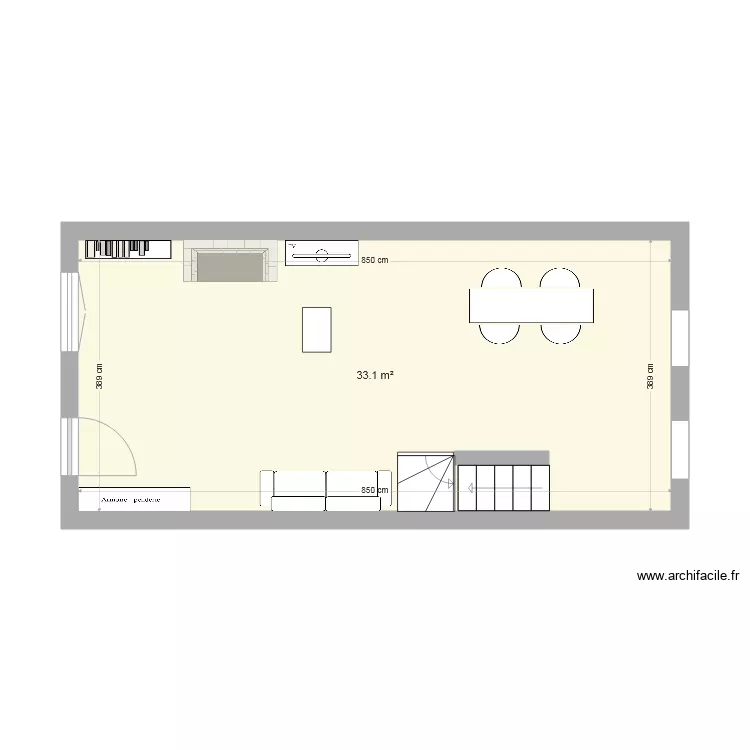 Maison. Plan de 