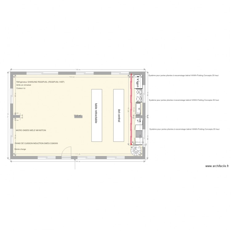 CUISINE. Plan de 0 pièce et 0 m2