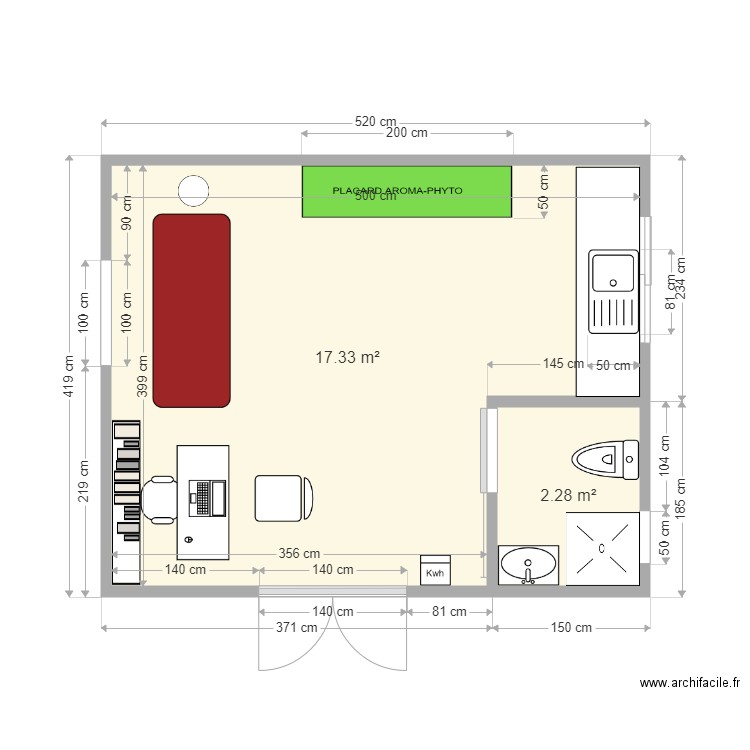 CHALET ZEN 20M2. Plan de 0 pièce et 0 m2