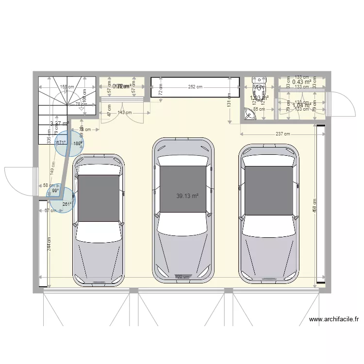 Garage ground floor. Plan de 