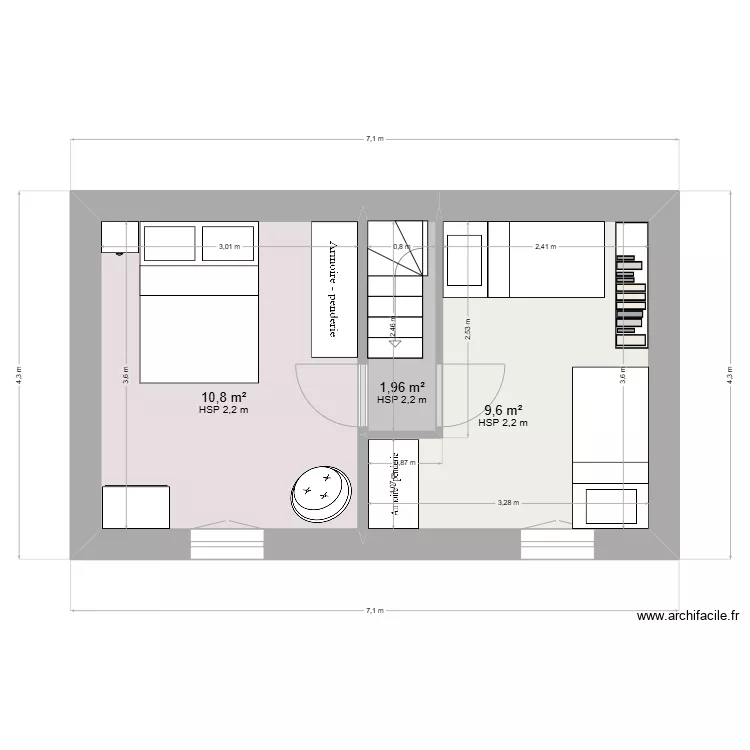 1er maisonette 1. Plan de 
