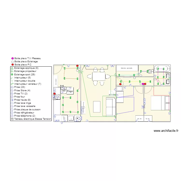 Plan chantier Nation. Plan de 