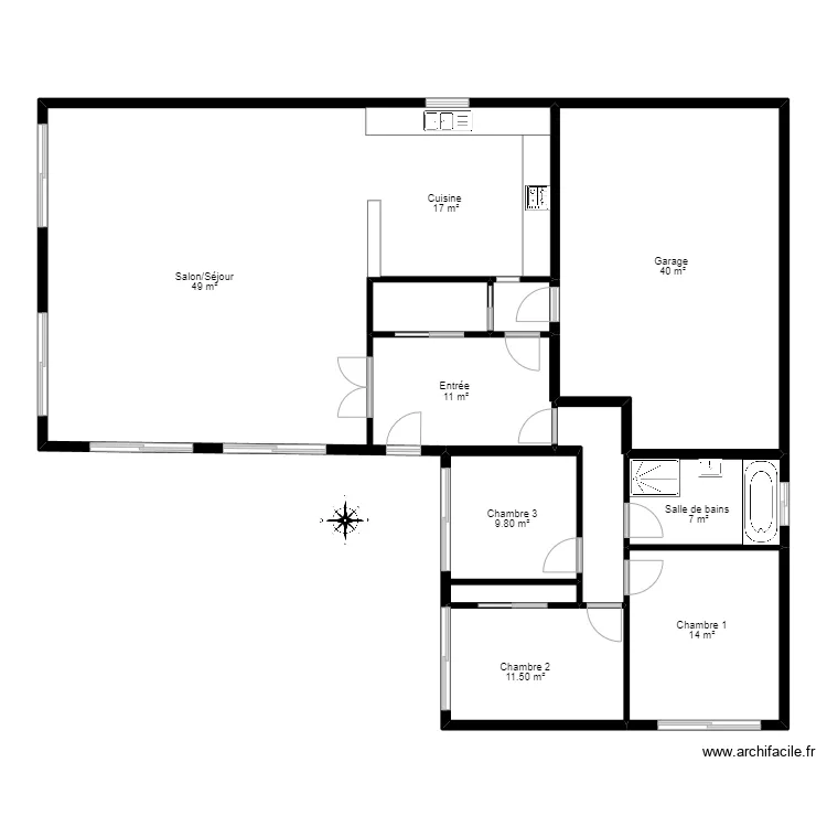 413603 WABLE. Plan de 