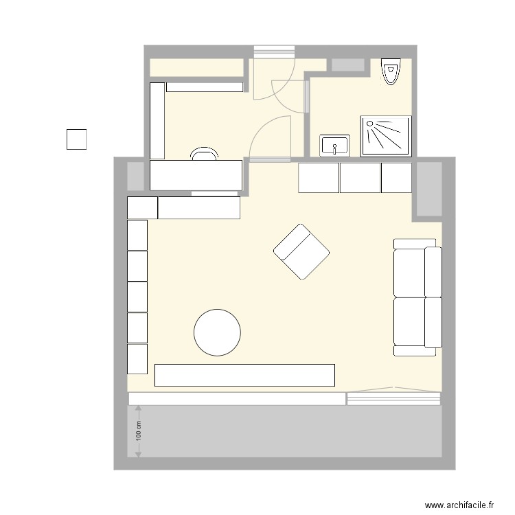 Sterrenlaan 8  2e lit salon. Plan de 0 pièce et 0 m2
