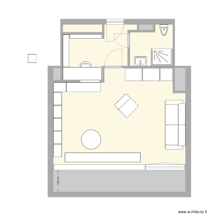 Sterrenlaan 8  2e lit salon. Plan de 0 pièce et 0 m2