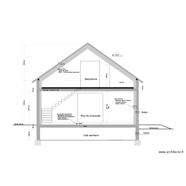 Coupe AA 20210629. Plan de 0 pièce et 0 m2