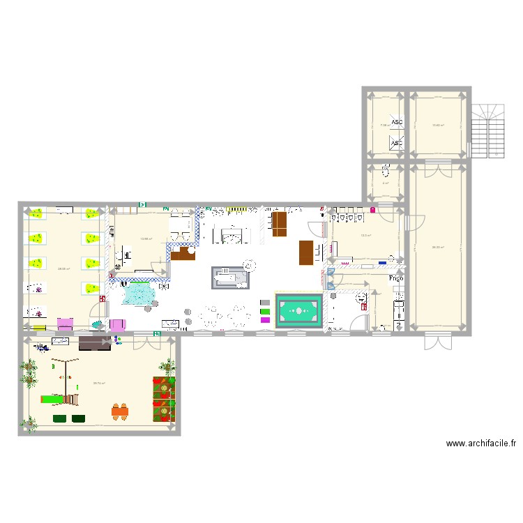 GROSSE BOUSE Dessin Créche Cher Hub ins. Plan de 0 pièce et 0 m2