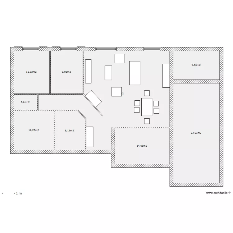plaine de najac. Plan de 