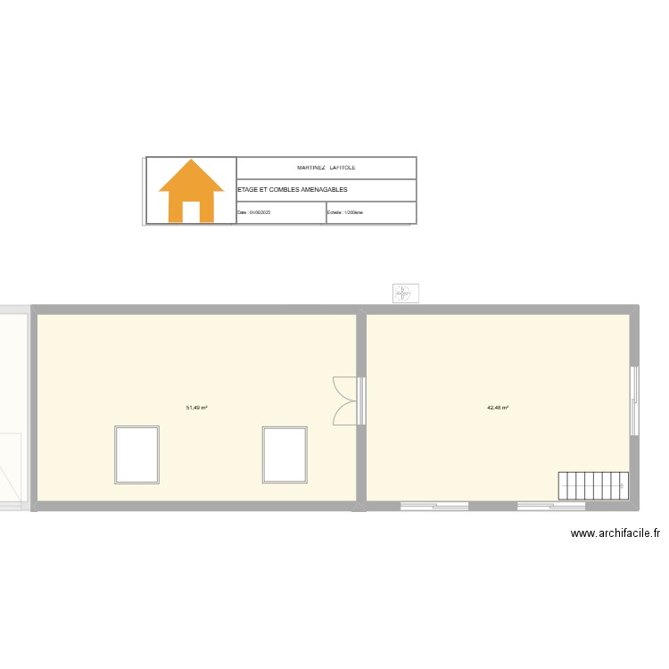 MARTINEZ   LAFITOLE. Plan de 10 pièces et 198 m2