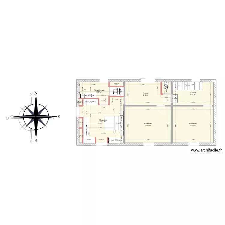 MAISON MOUETTES. Plan de 