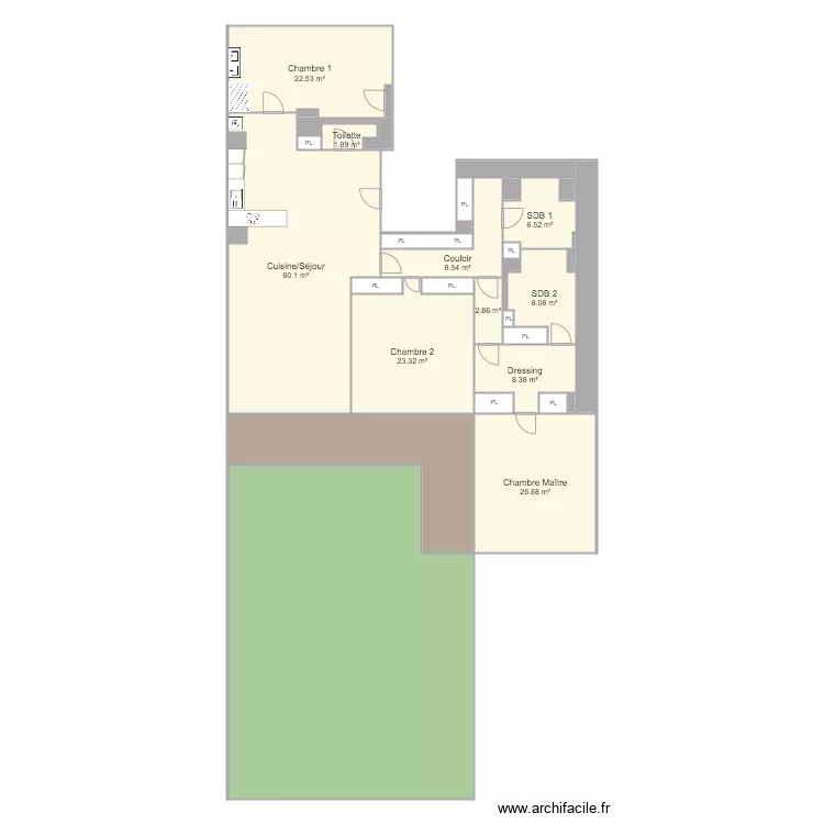 Plan Le Gabriel Projet. Plan de 